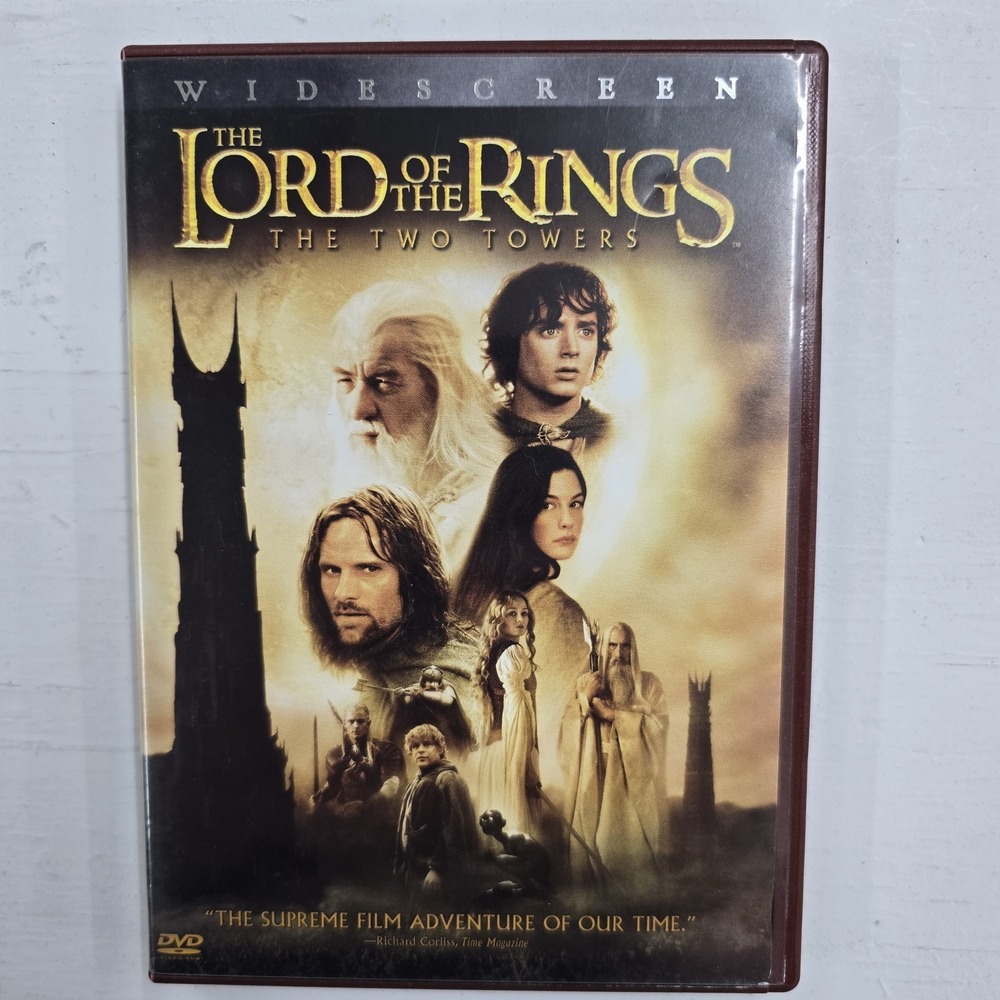 Lord of the Rings The Two Towers DVD 2003 Widescreen 2-Disc Set N6355A
